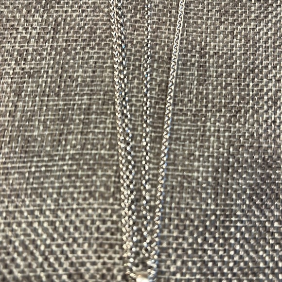 EUC Lucky Brand Necklace-Gorgeous silver toned turquoise stone 18” necklace - Picture 5 of 7